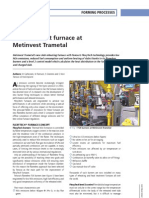 Pusher Reheat Furnace at Metinvest Trametal: Forming Processes