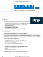 The Network Configuration Operators Group