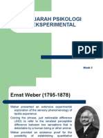 History of Experimental Psychology