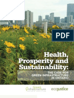 Health, Prosperity and Sustainability: The Case For Green Infrastructure in Ontario