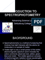 Introduction To Spectrophotometry