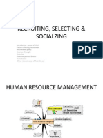 Recruiting Selecting Socialzing