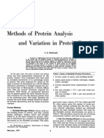 Methods of Protein Analysis