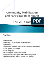 Community Mobilisation and Participation in Health