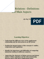 Industrial Relations - Definitions and Main Aspects Pri Sem II