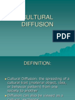 Cultural Diffusion