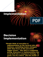 Decision Implementation