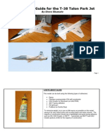 T-38 Park Jet Construction Guide