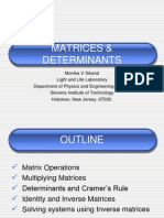 Matrices Determinants MS