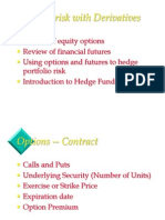 Hedging Risk With Derivatives