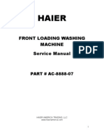 Haier Front Load Washer - XQG50 - QF802 Ser Man