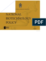 Biotechnology Policy