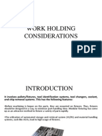 Workholding Considerations PPT 3rd Year B.tech