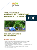 3 Day / 2 Nights Camping Experience For School Students in Malaysia