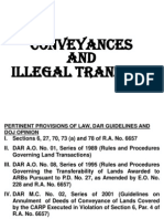 Conveyances and Illegal Transfers - Dar