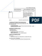 Airbus A320 Fault Verification Guide