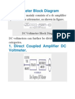 DC Voltmeter Block Diagram