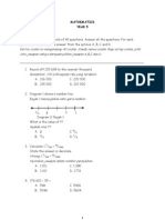 Paper 1 Math Year 6