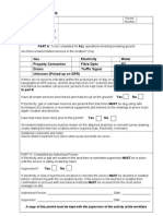 Safety - Permit To Dig: PART A: To Be Completed For ALL Operations Involving Breaking Ground