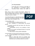 Ethical Guidelines For Od Professionals 123