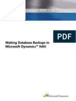 Making Database Backups in Microsoft Dynamics™ NAV