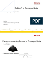 Twaron and Sulfron in Conveyor Belts - A Strong Energy Saving Solution