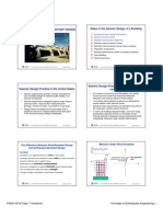 Concepts of Seismic-Resistant Design Steps in The Seismic Design of A Building