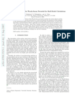 Parametrization of The Woods-Saxon Potential For Shell-Model Calculations