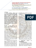 Analysis of Various Techniques Used For Implementation of Video Surveillance System