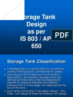 TDI13 Storage Tank Design As Per IS803 and API650