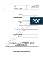 Istqb CTFL Sample Exam Paper