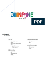 Profile Manual OwnFone# 2013