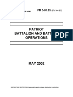 FM 3-01.85 Patriot Battalion and Battery Operations May 2002