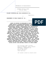 Goodridge v. Dept. of Public Health, 798 N.E.2d 941 (Mass. 2003)