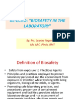 Biosafety in The Laboratory