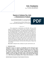 Acta Geophysica: Swarms in Andaman Sea, India - A Seismotectonic Analysis