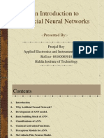 Artificial Neural Network