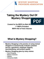 Mystery Shopping 1