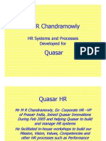 Competency Based HR Systems Developed by Chandramowly For An IT Company