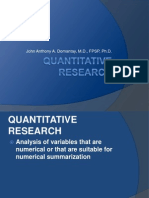 Quantitative Research