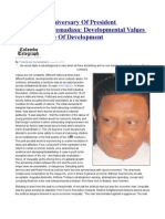 89th Birth Anniversary of President Ranasinghe Premadasa Developmental Values and The Value of Development