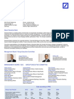 Deutsche Bank Fact - Sheet PDF