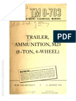 TM 9-793 M23 AMMUNITION TRAILER