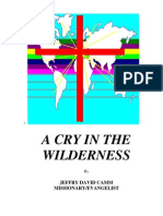 A Cry in The Wilderness