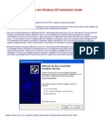 Windows XP Installation Guide