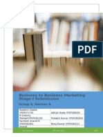 Business To Business Marketing Stage 1