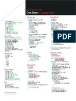 C# Cheat Sheet