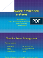 Power Aware Embedded Systems