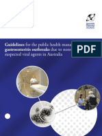 Guidelines For The Public Health Management of Gastroenteritis Outbreaks Due To Norovirus or Suspected Viral Agents in Australia