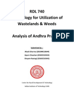 Analysis of Wastelands in Andhra Pradesh